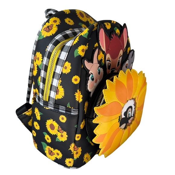 Bambi Sunflower Backpack and Wallet Set - Picture 4 of 6